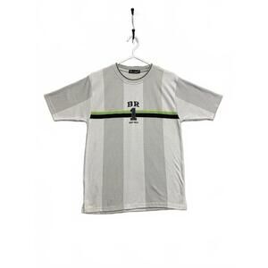 Array Body Rock BR 1 2 Tone Grey Striped T-Shirt No Size Tag See Measurements